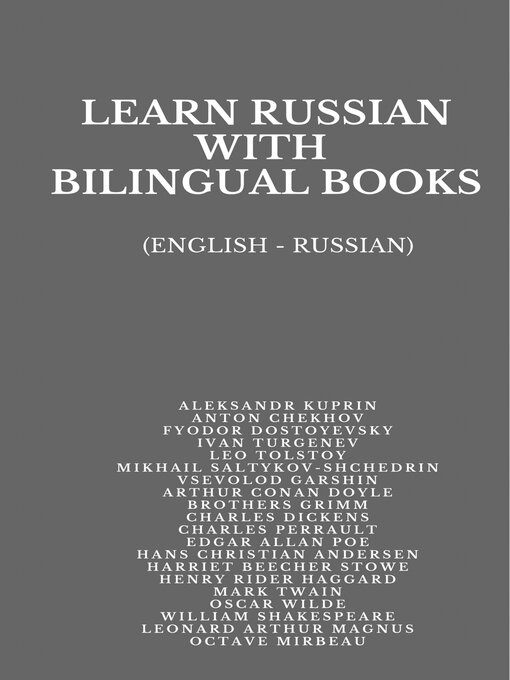 Cover image for Learn Russian with Bilingual Books